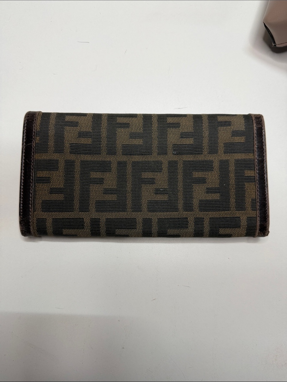 Fendi Brown Zucca Folded Continental Wallet - Picture 3 of 8